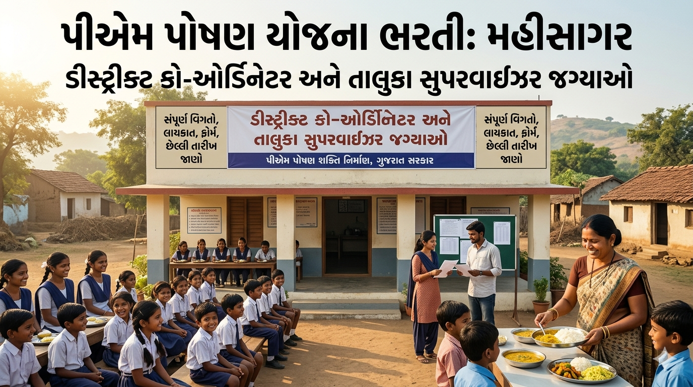 Mahisagar PM Poshan Yojana Recruitment 2026