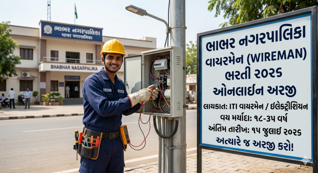 Bhabhar Nagarpalika Wireman Recruitment 2026