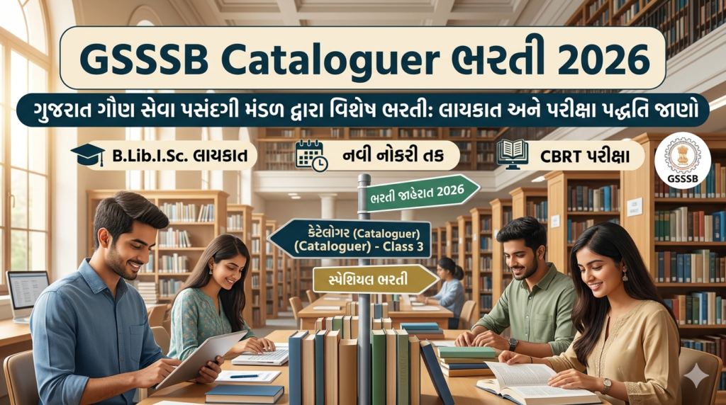 GSSSB Cataloguer Recruitment 2026