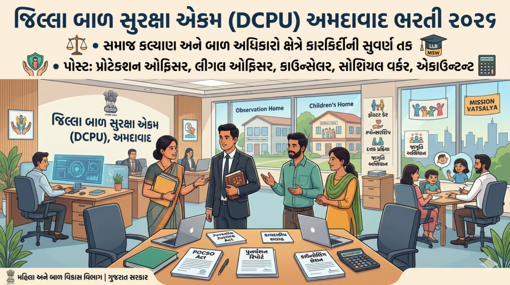 DCPU Ahmedabad Recruitment 2026