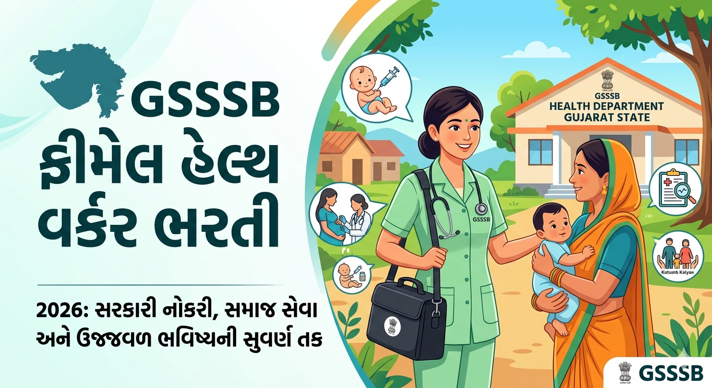 GPSSB / GSSSB Female Health Worker (FHW) Bharti 2026