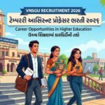 VNSGU Assistant Professor Recruitment 2026